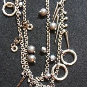 🌟Treska Hoops Chains & Spikes Necklace🌟